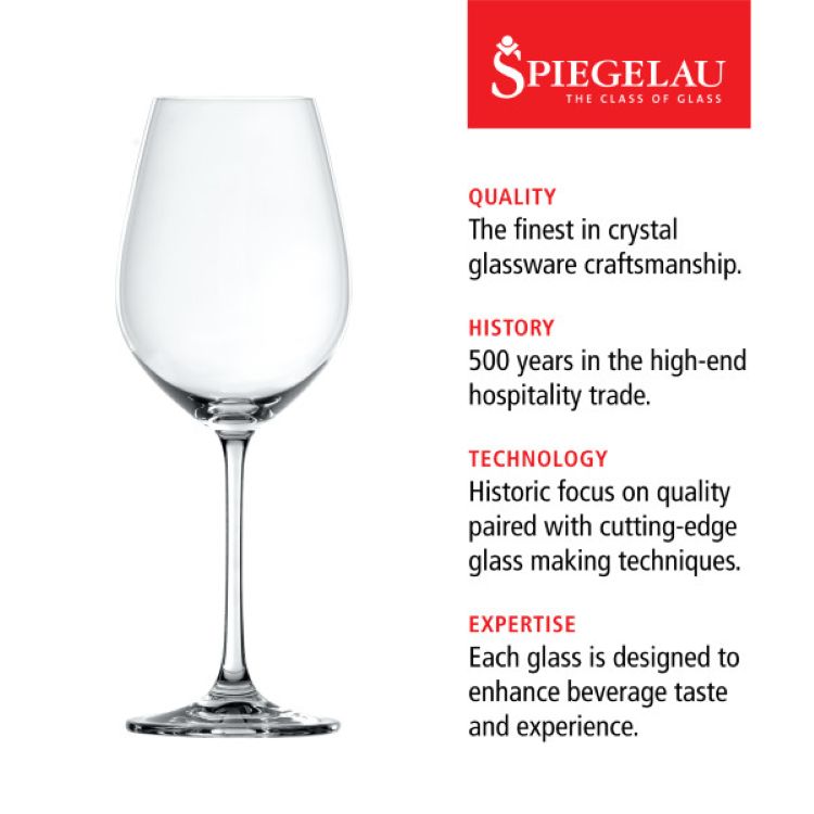 Spiegelau Salute 19.4 oz Red Wine Glass, set of 4 3