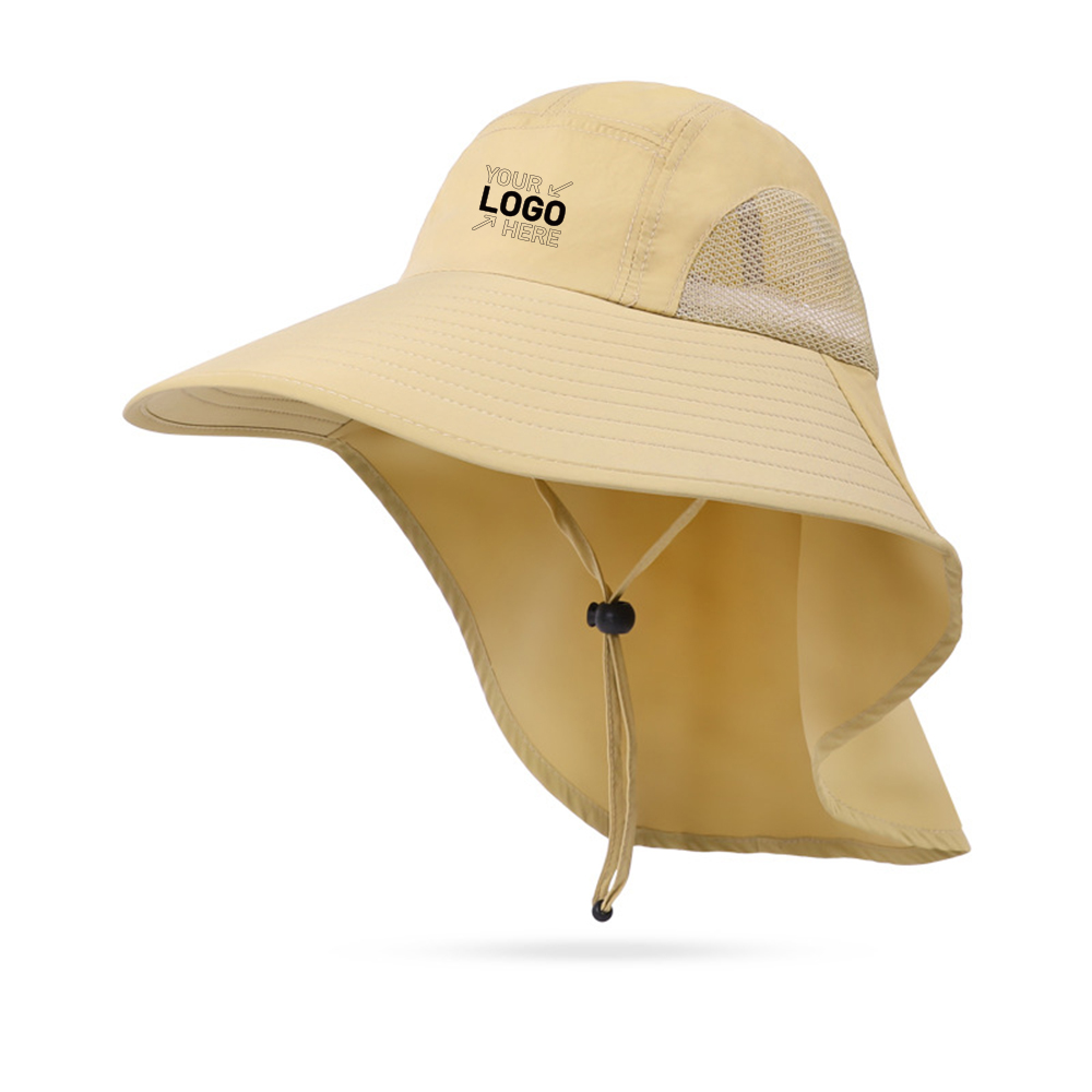 Wide Brim Fishing Sun Hat With Neck Flap 2