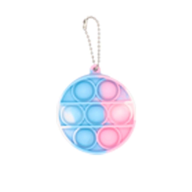 Rainbow Push Pop Keychain 1