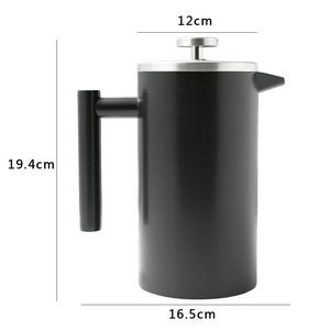 French Press Coffee Maker Black 350Ml 2