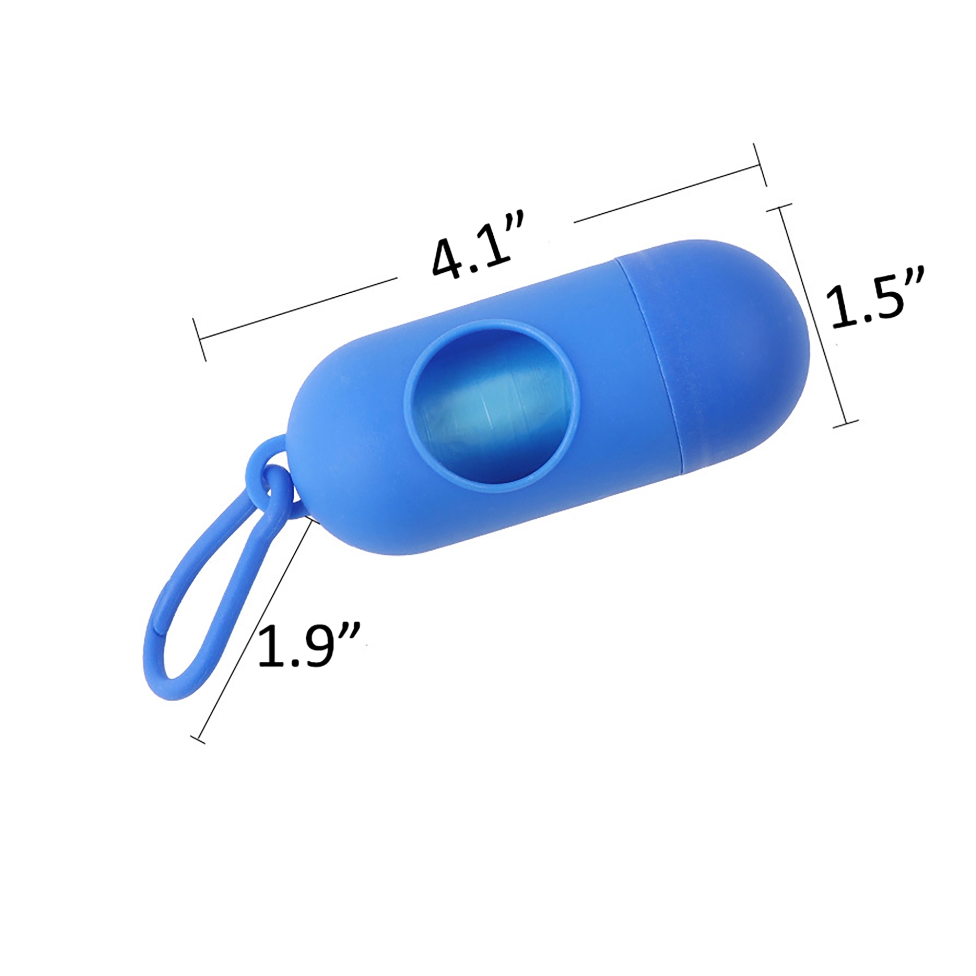 Dog Poop Bags with Dispenser and Leash Clip 3