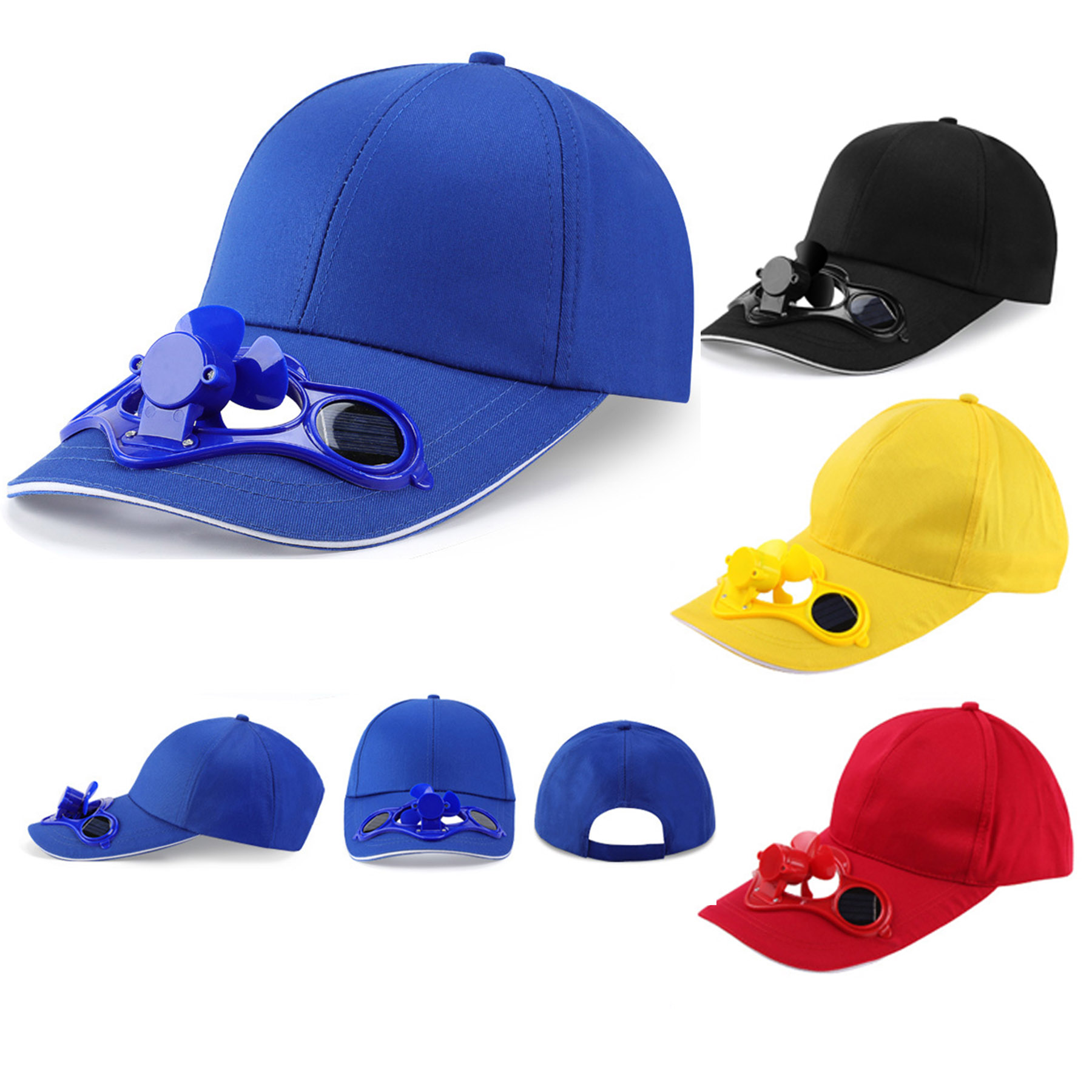 Solar Power Cooling Fan Cap 2