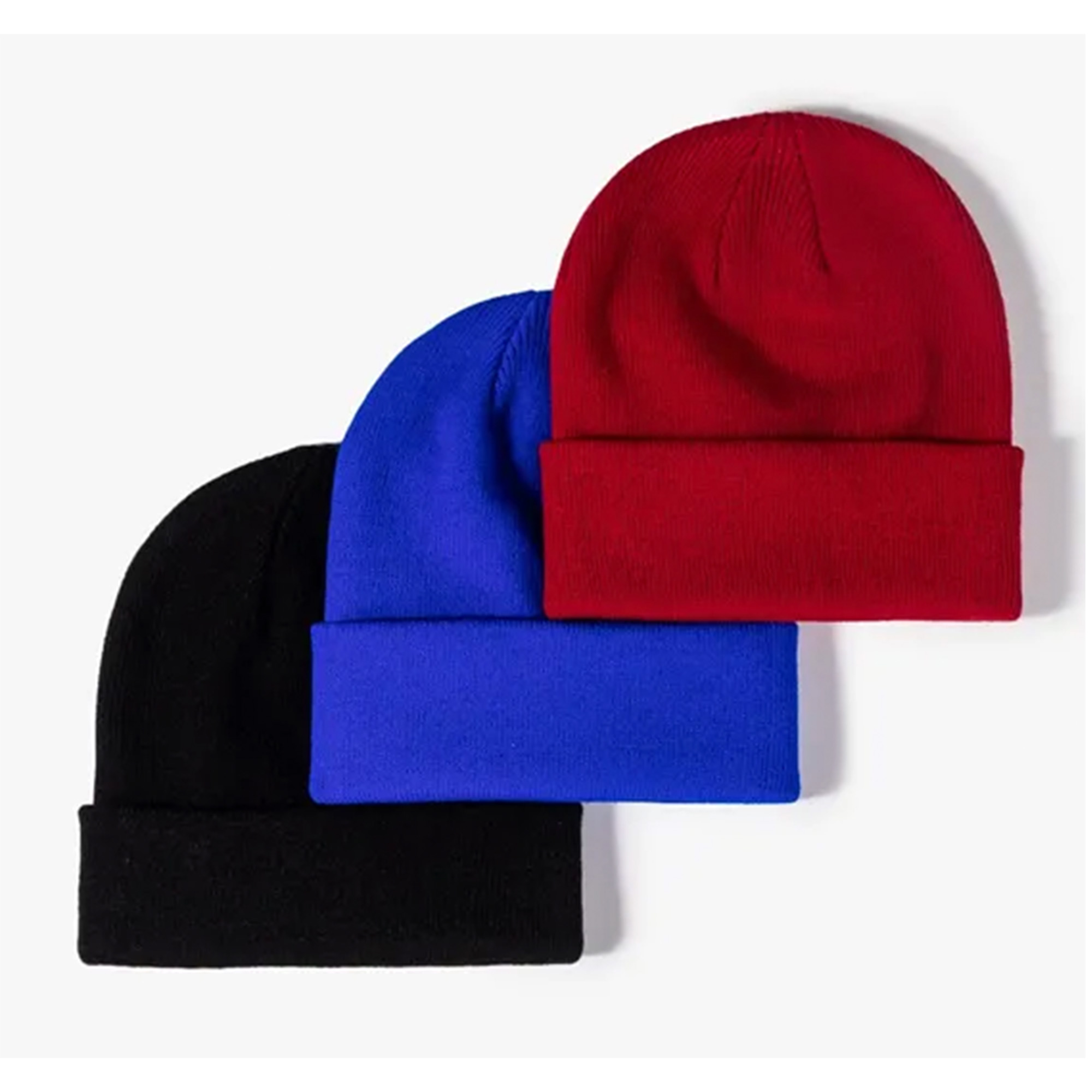 Multi Color Minimalist Stylish Cotton Warm Beanie Hat 2