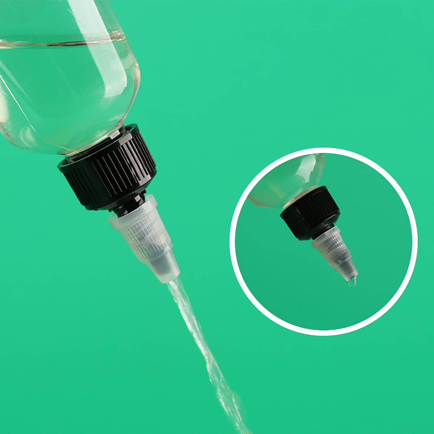 Transparent Squeeze Dispenser Bottle 6