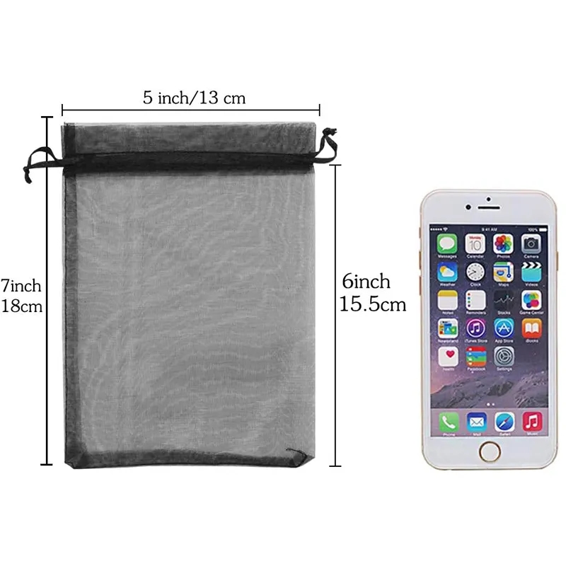5x7 Inches Mesh Jewelry Pouch 11