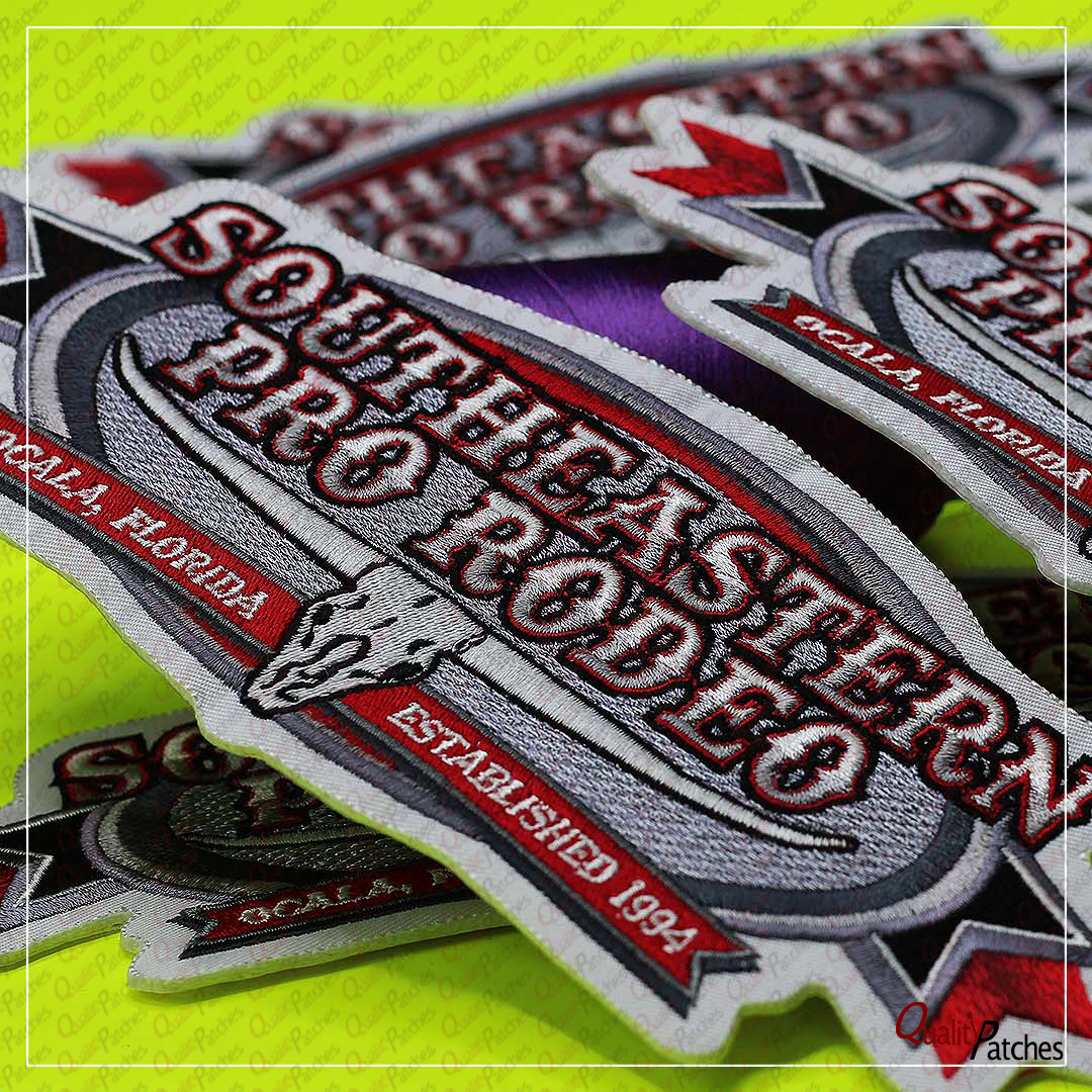 Custom Die Cut Embroidered Patches 44