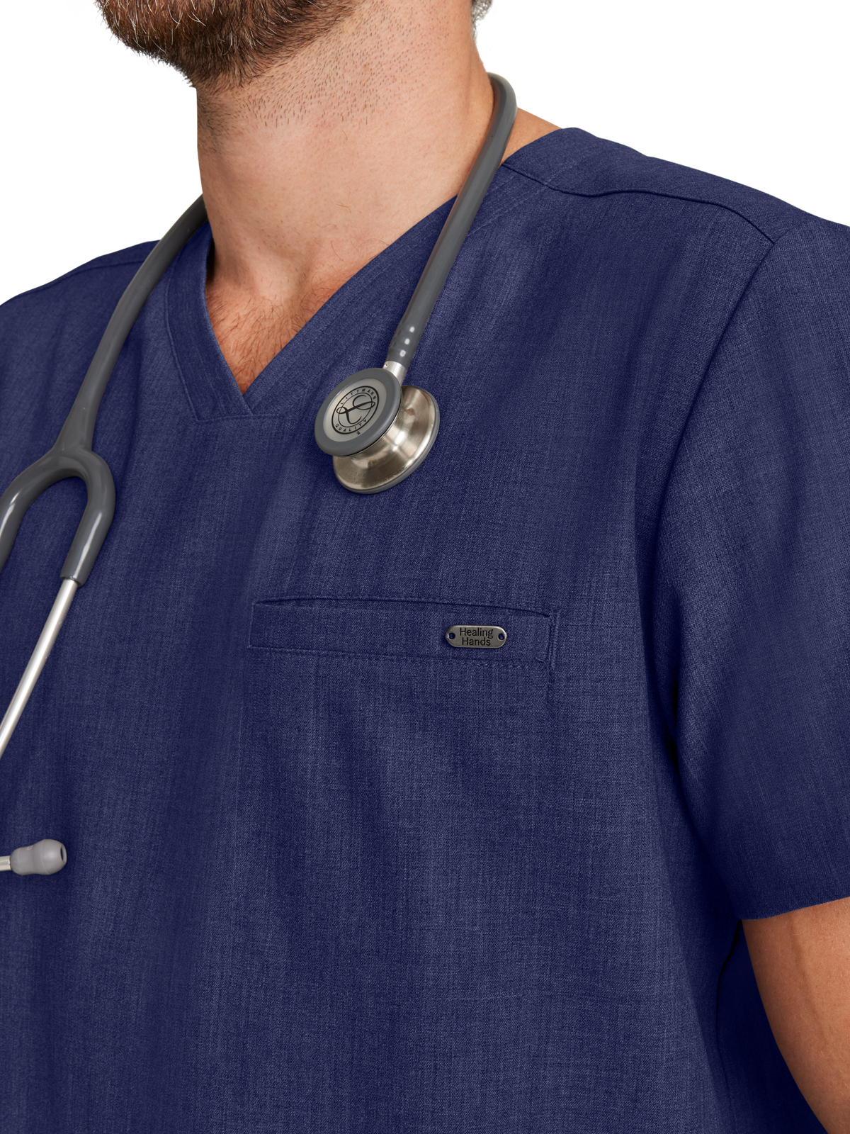 Healing Hands - HH Quest - Men's 1-Pocket V-Neck Top 29