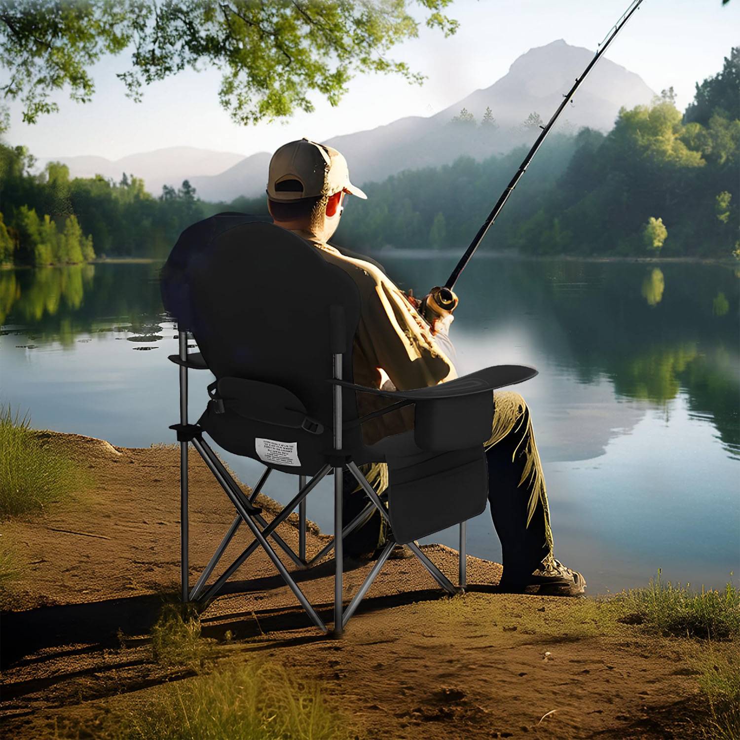 Multifunctional Foldable Heavy Duty Camping Chair 5