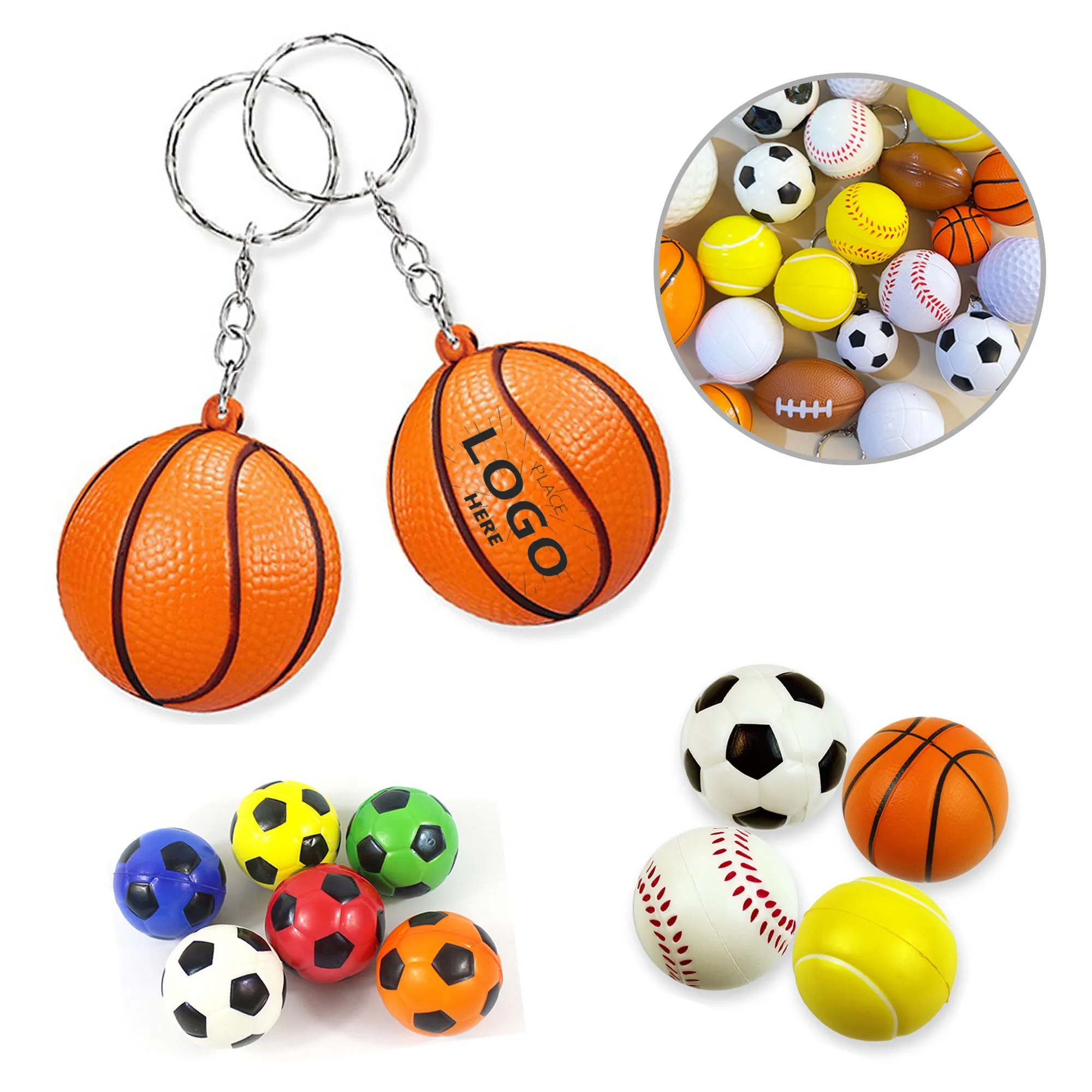 Stress Ball Keychain 1