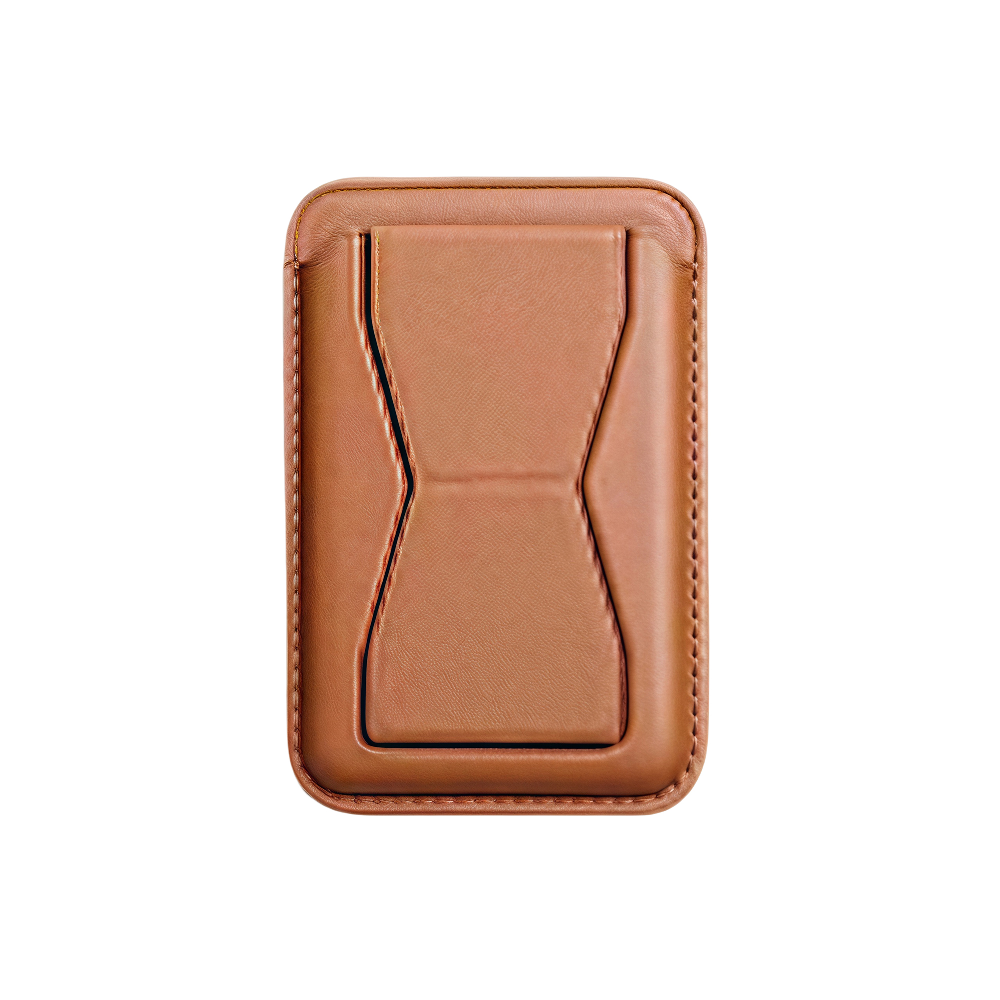 MagSafe Foldable PU Leather Card Holder Stand for Phone with Strong Magnetic Insert and Kickstand 10