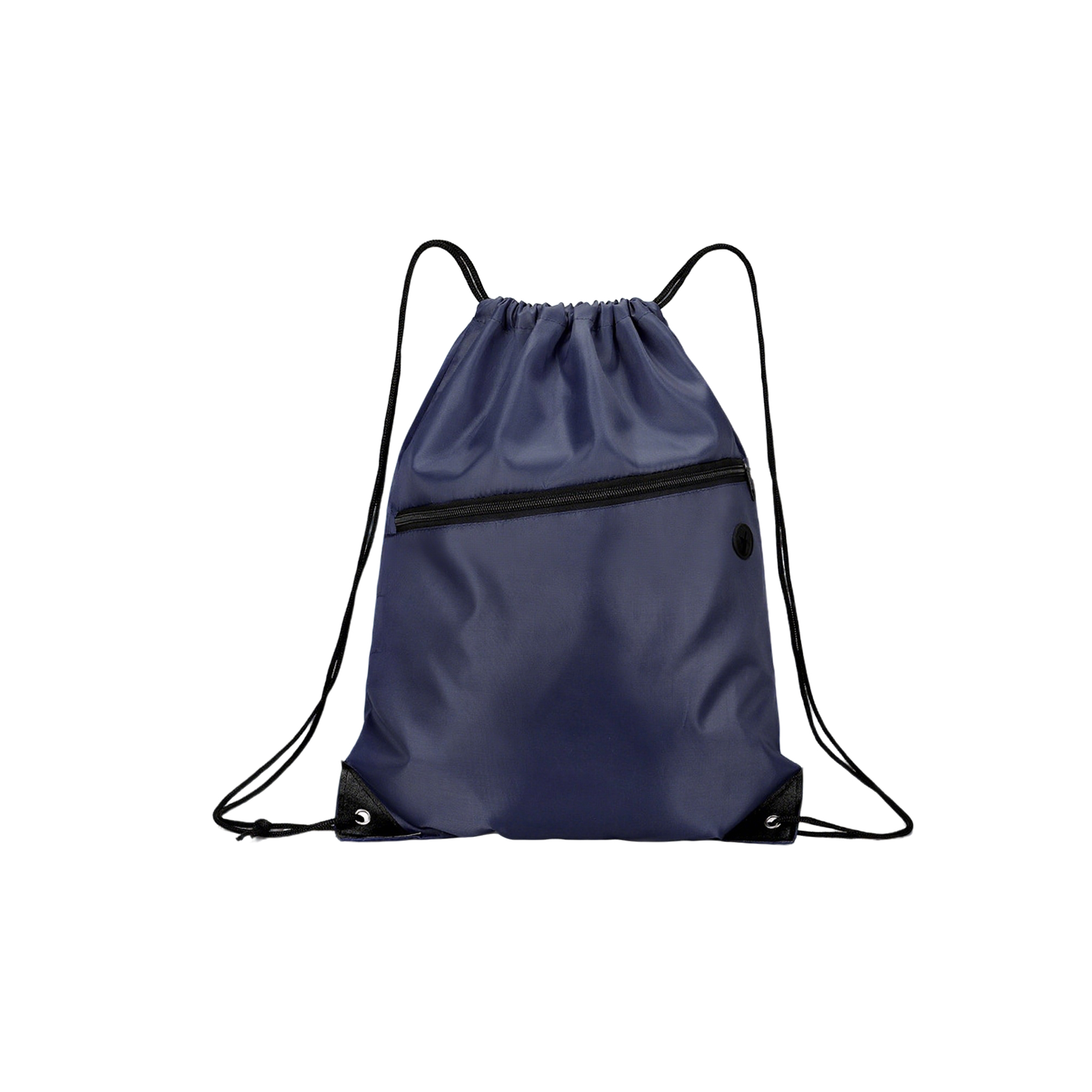 Drawstring Sports Sack With Front Pocket Earbud Port 13