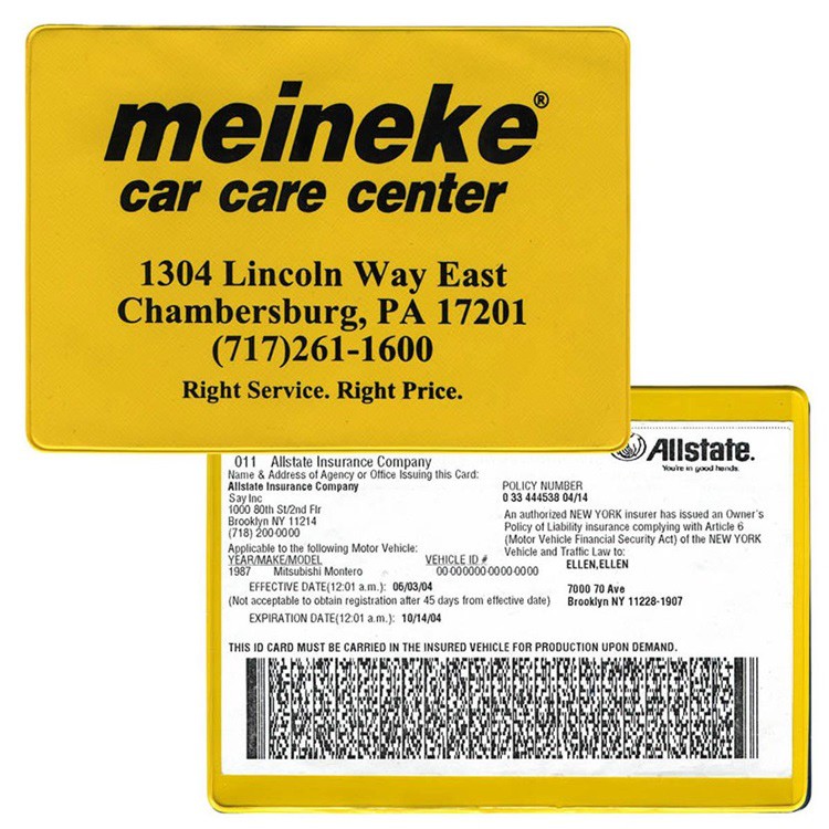 Insurance Card Holder 13