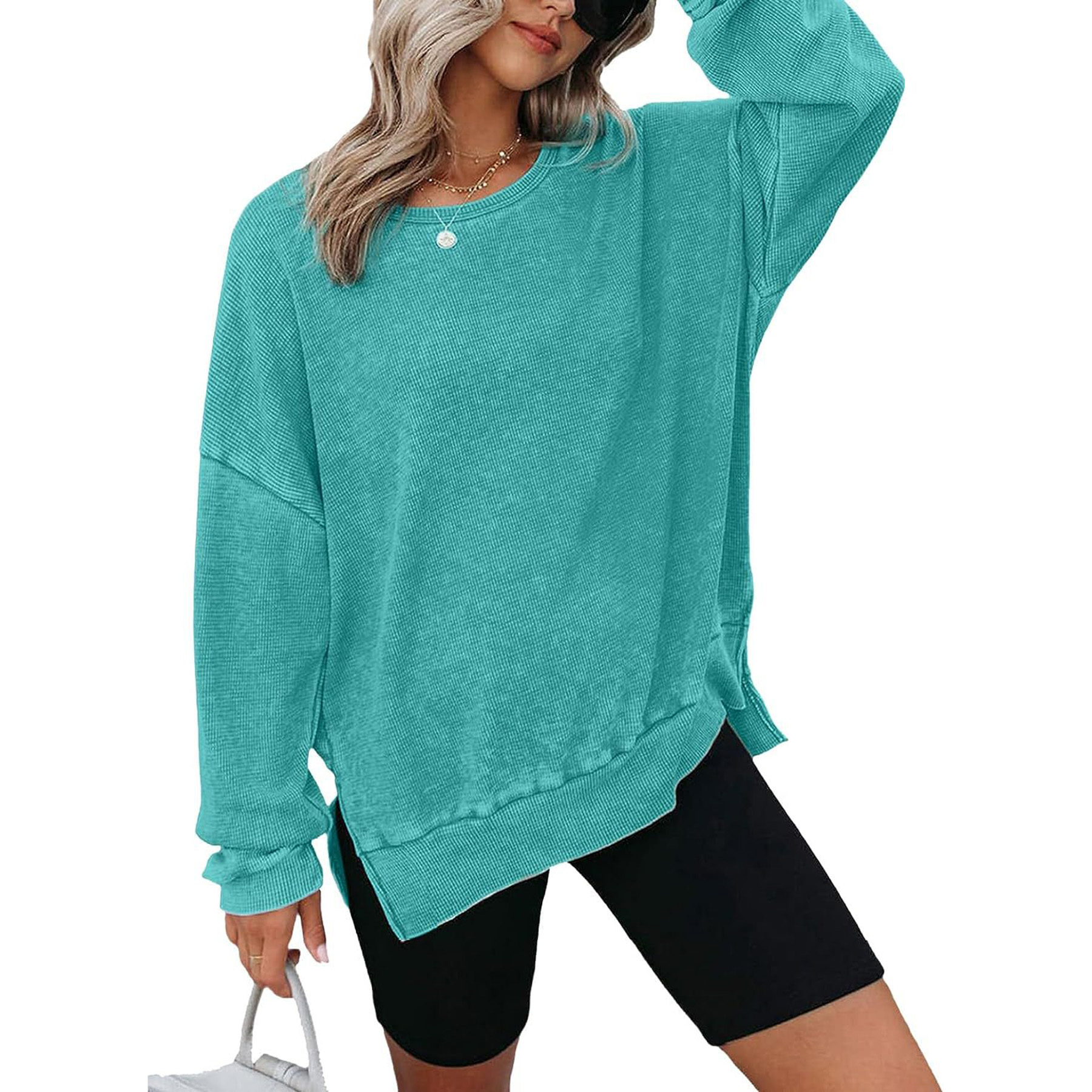 Womens Long Sleeve Tops Oversized Sweatshirts 6