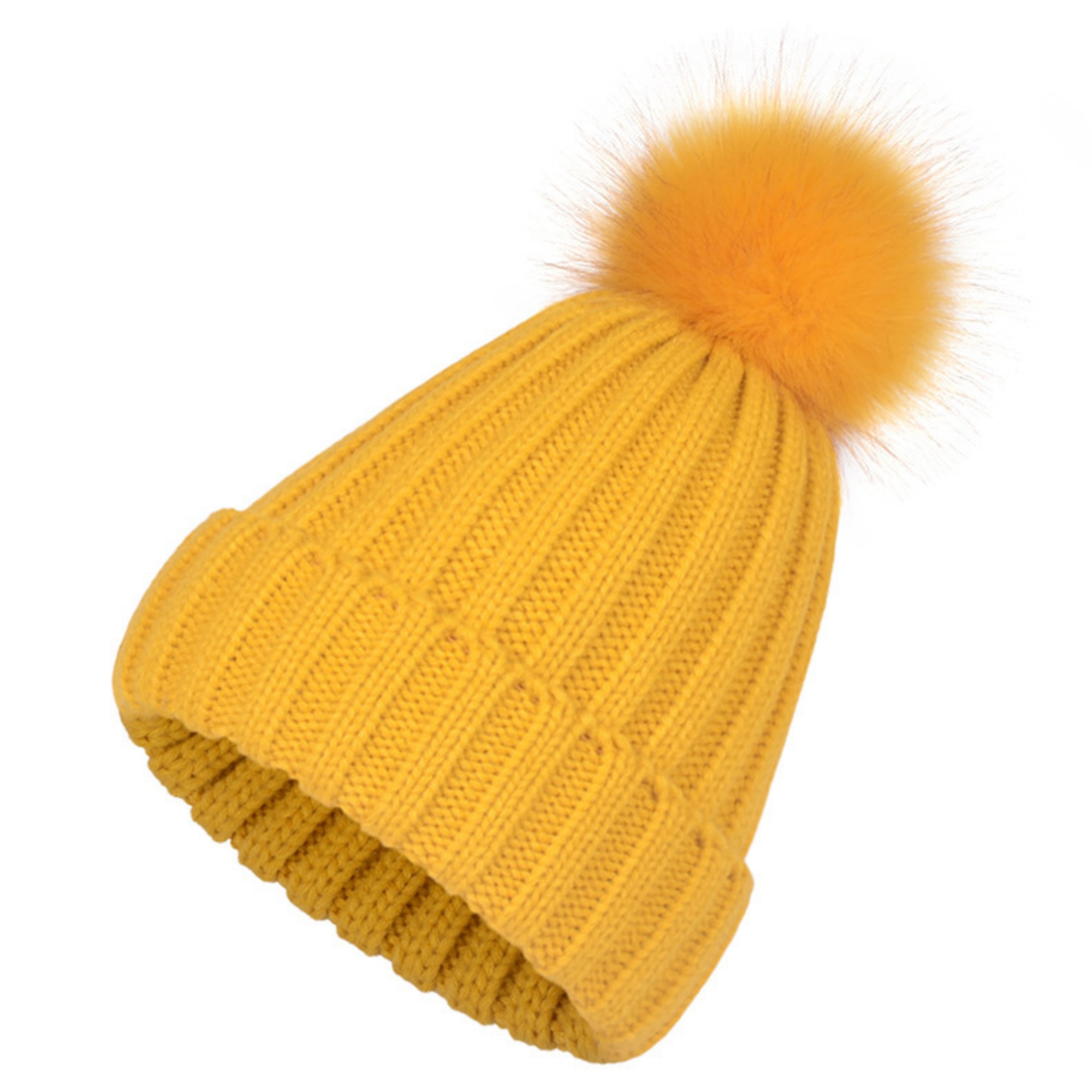 Women Winter Ski Hat with Pom 5