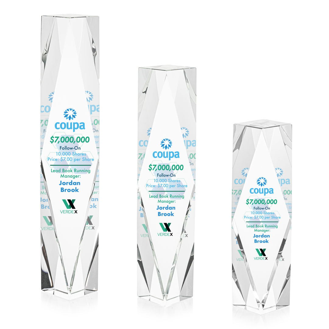 Toscana VividPrint™ Award on Base - Green