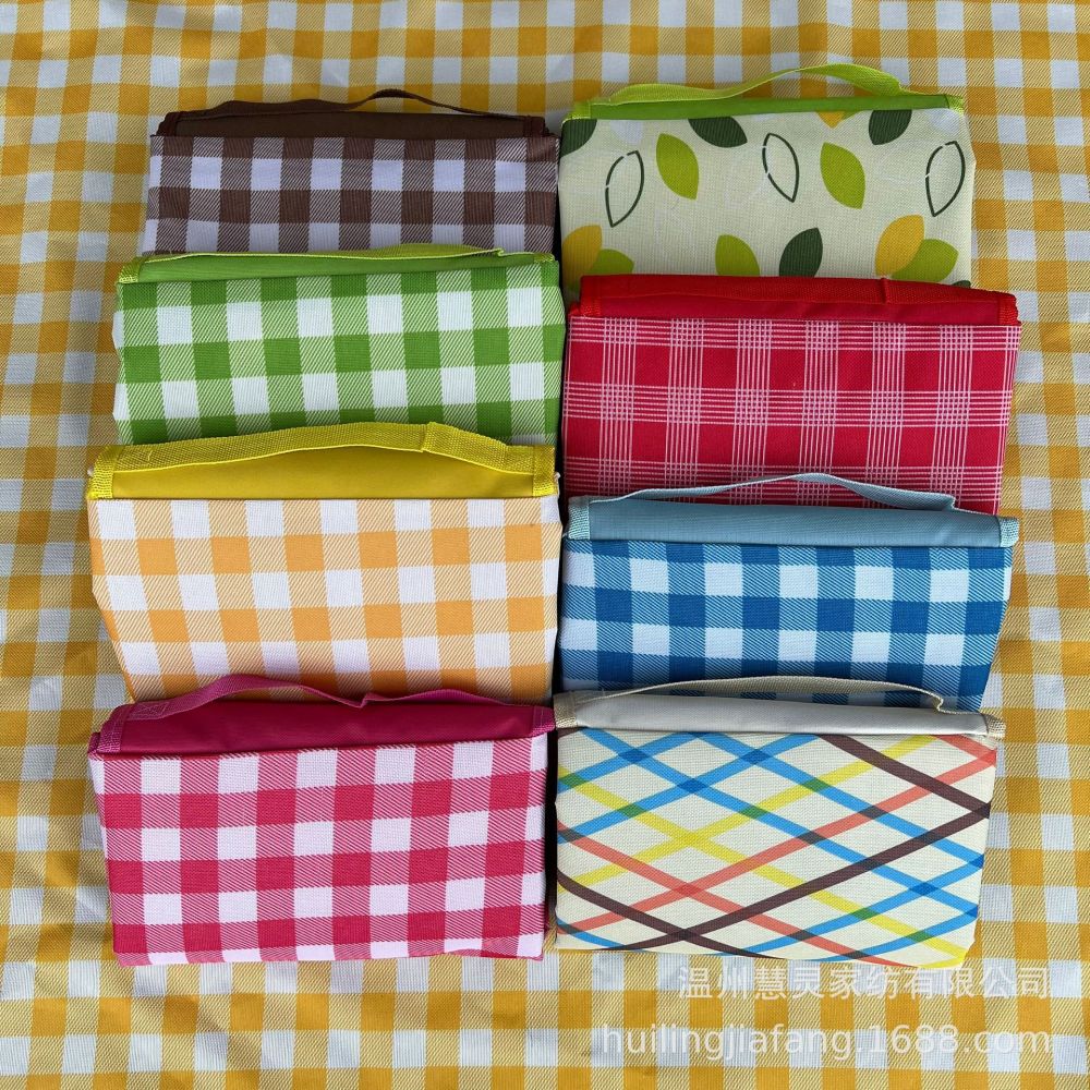 59x79 inch Outdoor Picnic Blanket Foldable Waterproof Sand Mat Beach Mat for Travel Camping Hiking 2