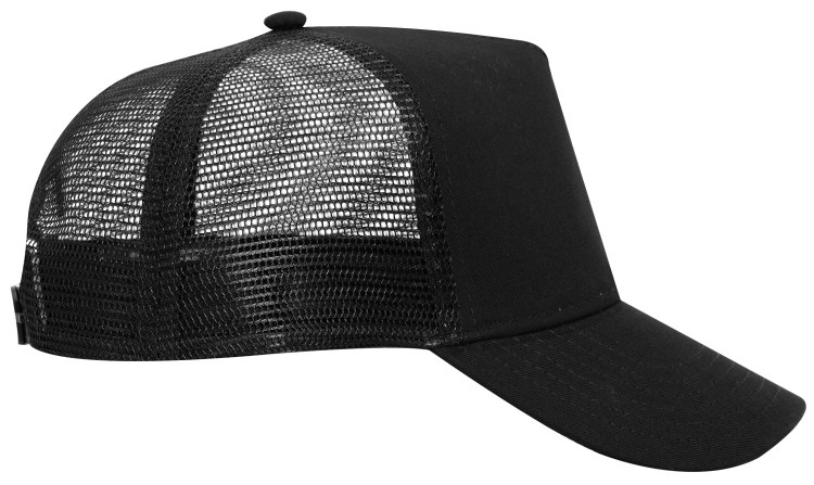OTTO CAP® 5 Panel Mid Profile Mesh Back Trucker Hat 3