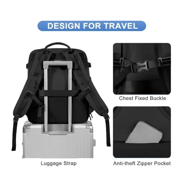 Sturdy Travel Backpack with Ideal for Hiking and Trips 9