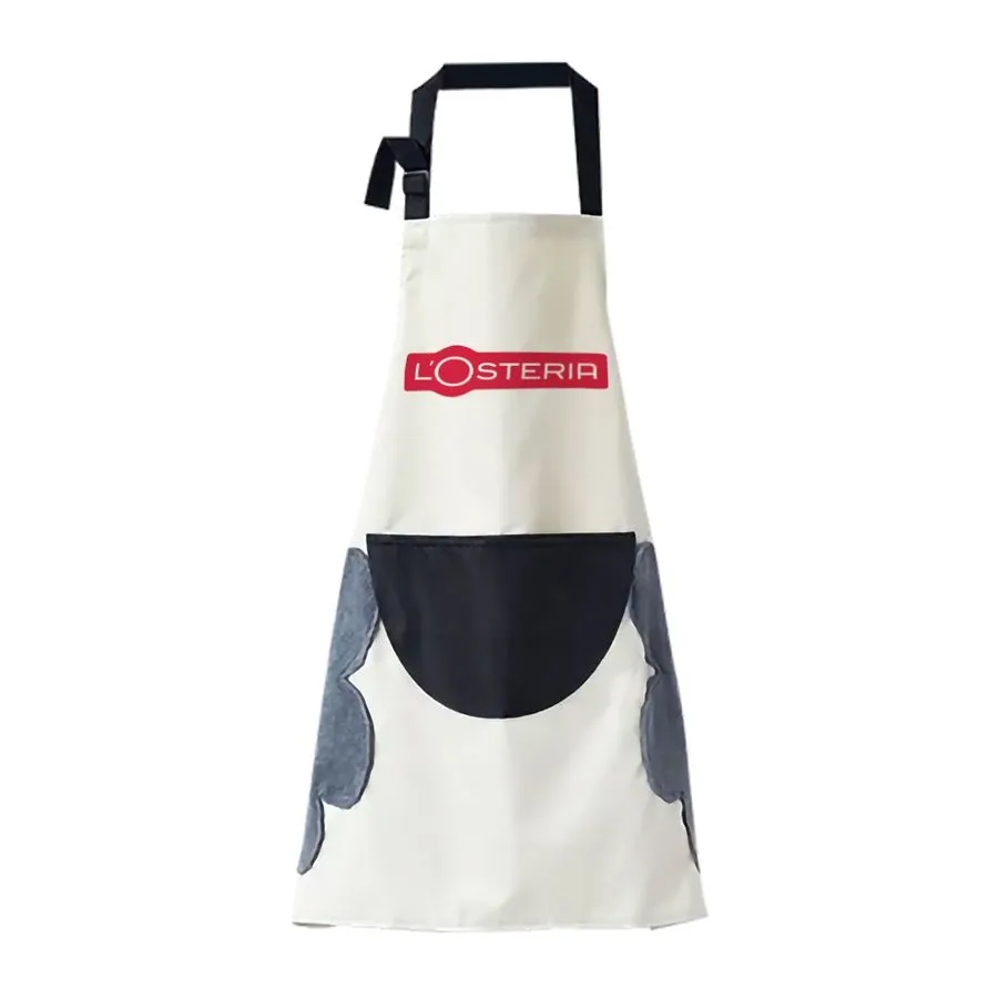Floral Apron with Hand Wiping Pockets 5