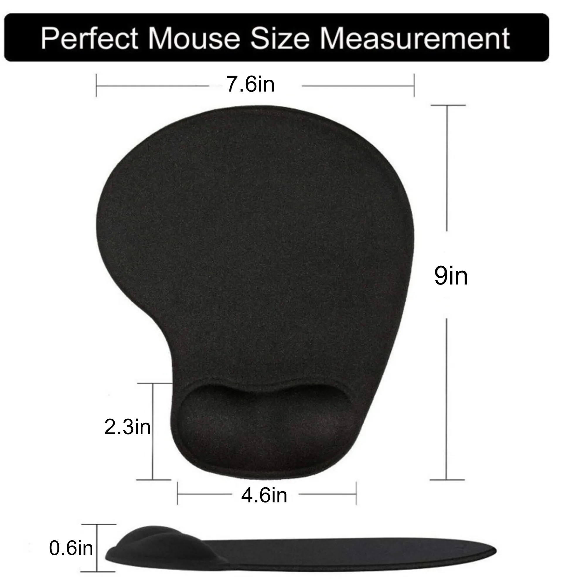 Ergonomic Wrist Rest Mouse Pad Large 3