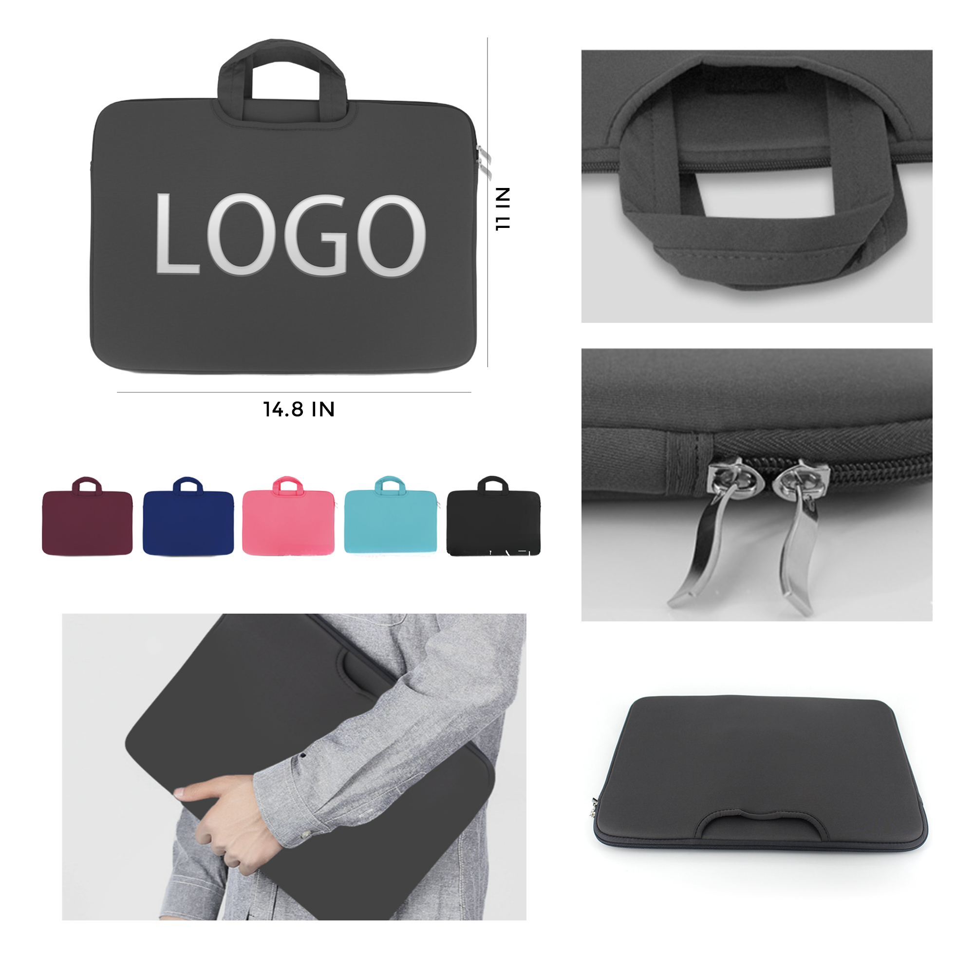 MOQ 10 PCS Comfortable Laptop Bag 2