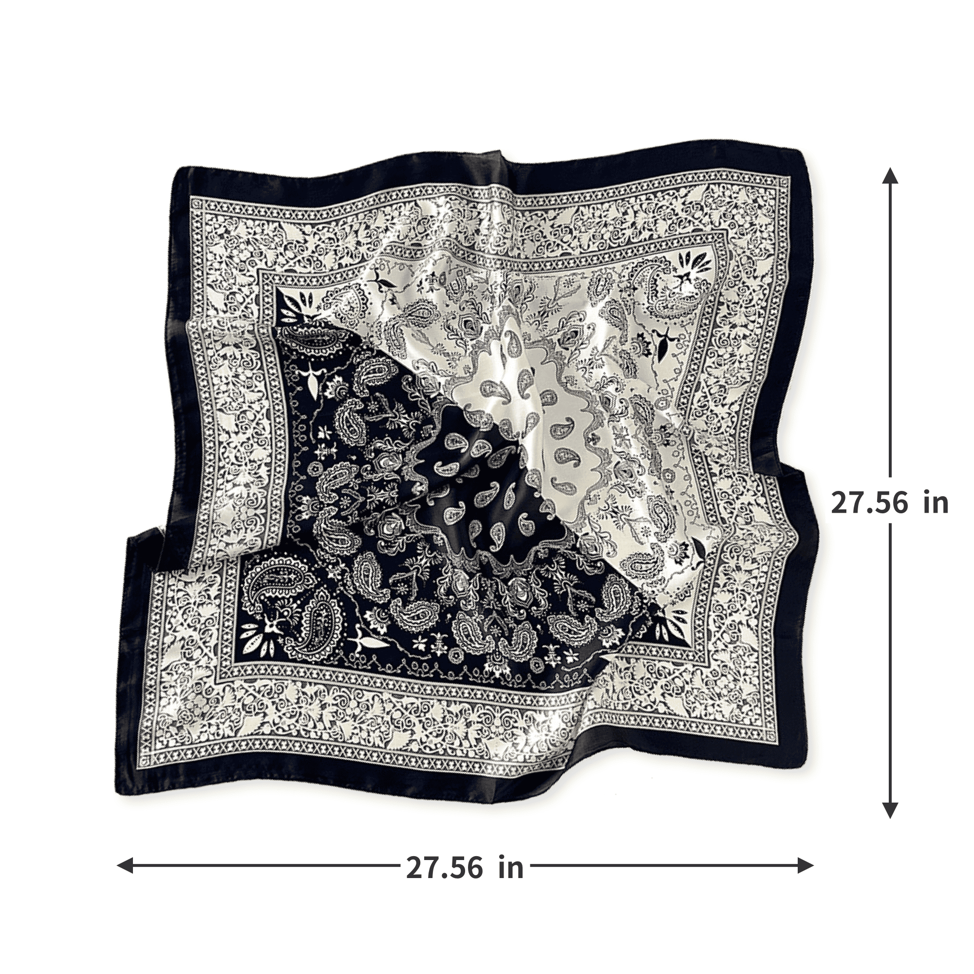 Elegant Paisley Print Bandana 1