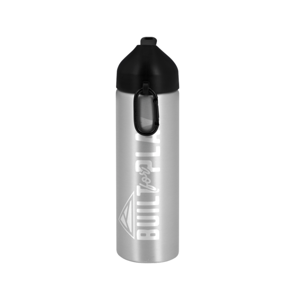 EasyFlow Recycled Aluminum Bottle w Straw Lid, custom water bottle with logo imprint 9