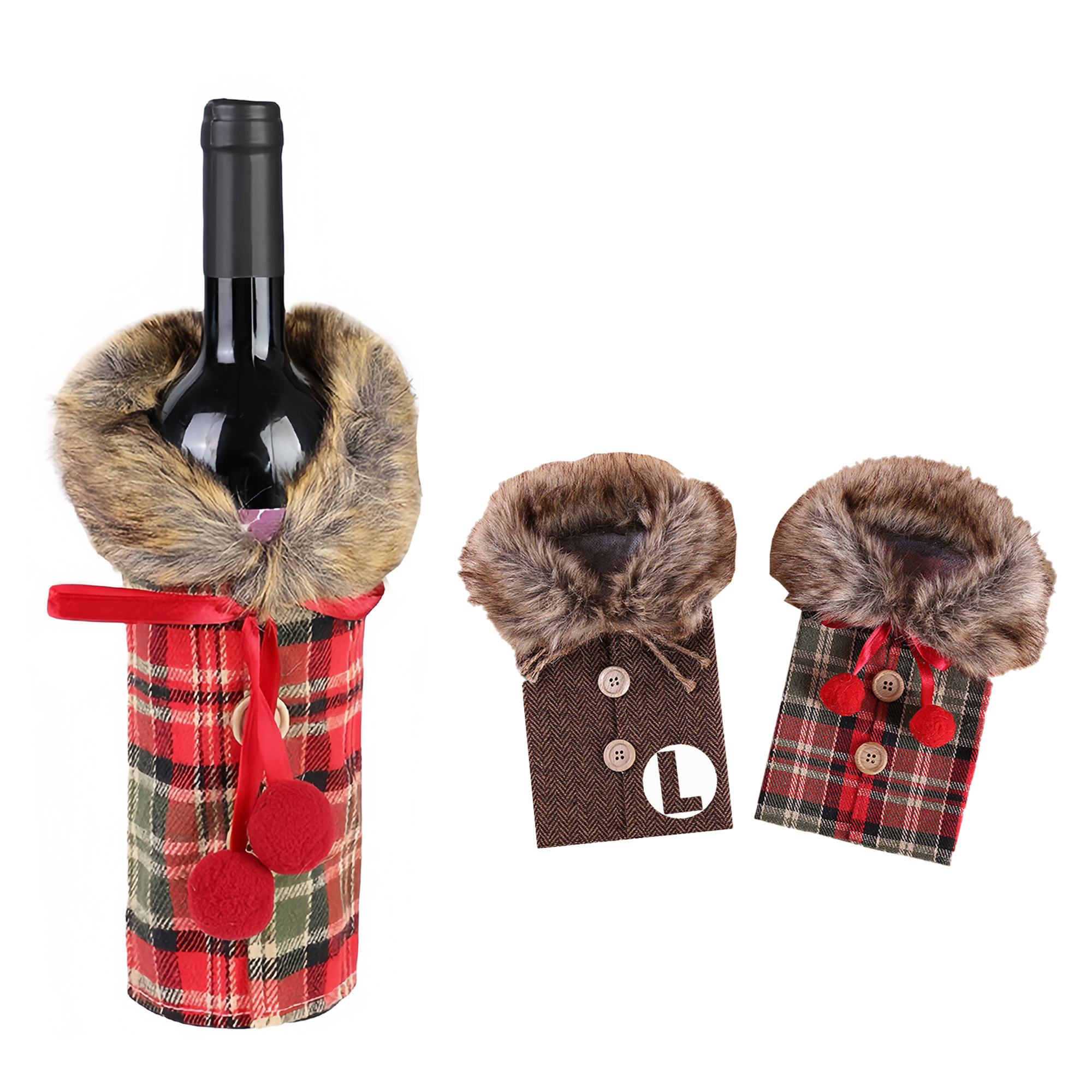 Christmas Decorative Wine Bottle Cover 1
