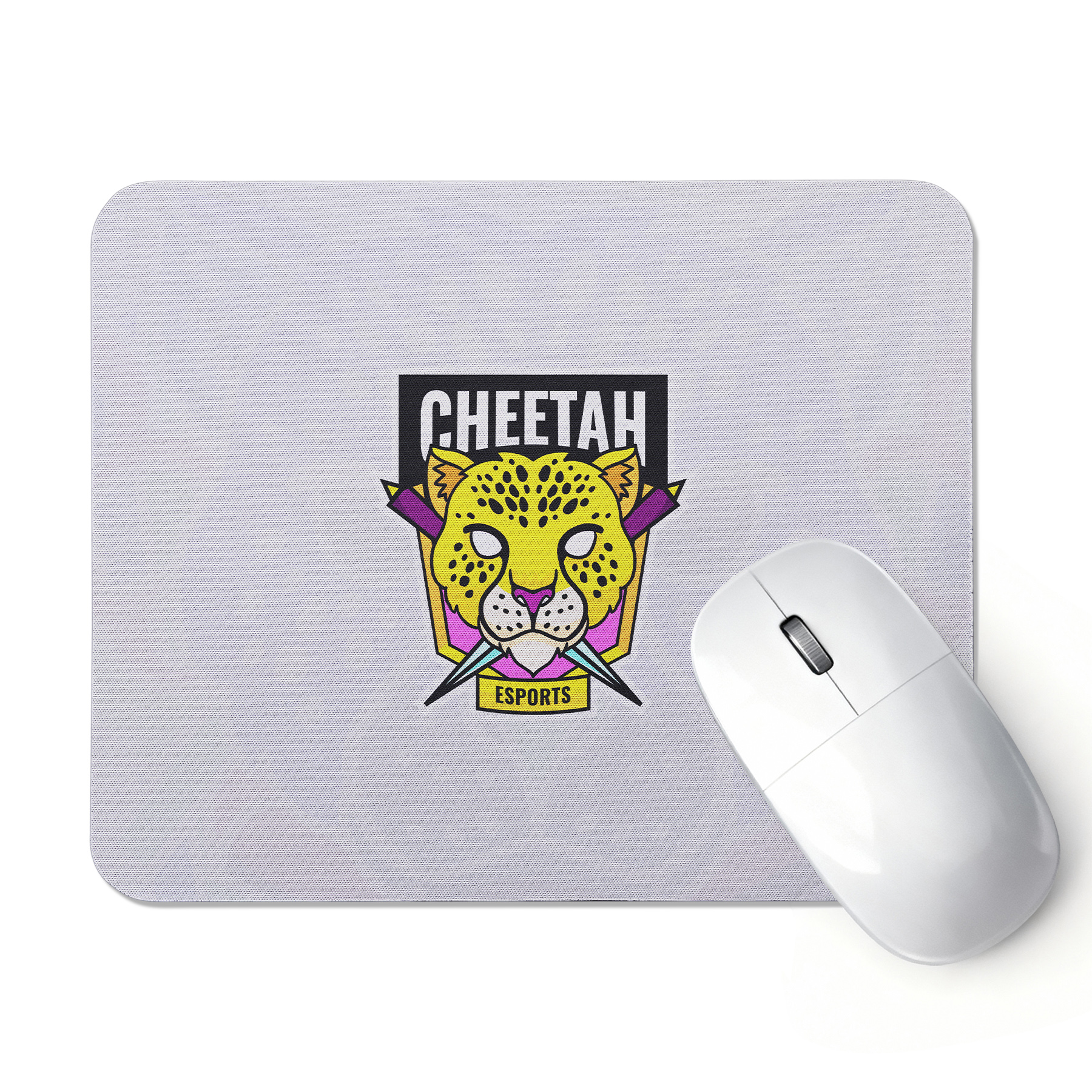 7'' x 8 2/3'' x 1/16'' Soft Thin Mouse Pad 1