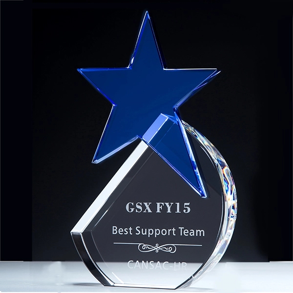Round star crystal Award 3