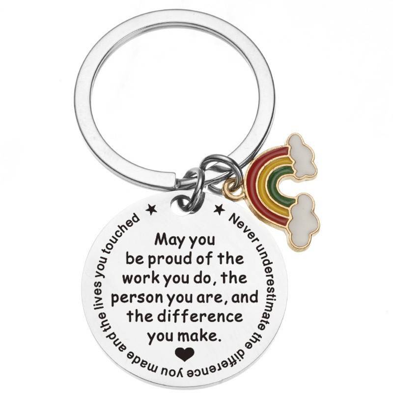 Customizable stainless steel multi-style keychain 5