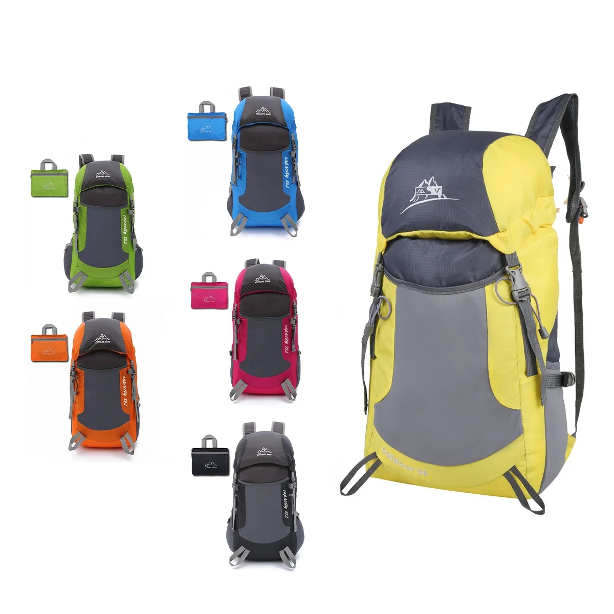 Ultralight Durable Foldable Hiking Backpack Travel Camping 4
