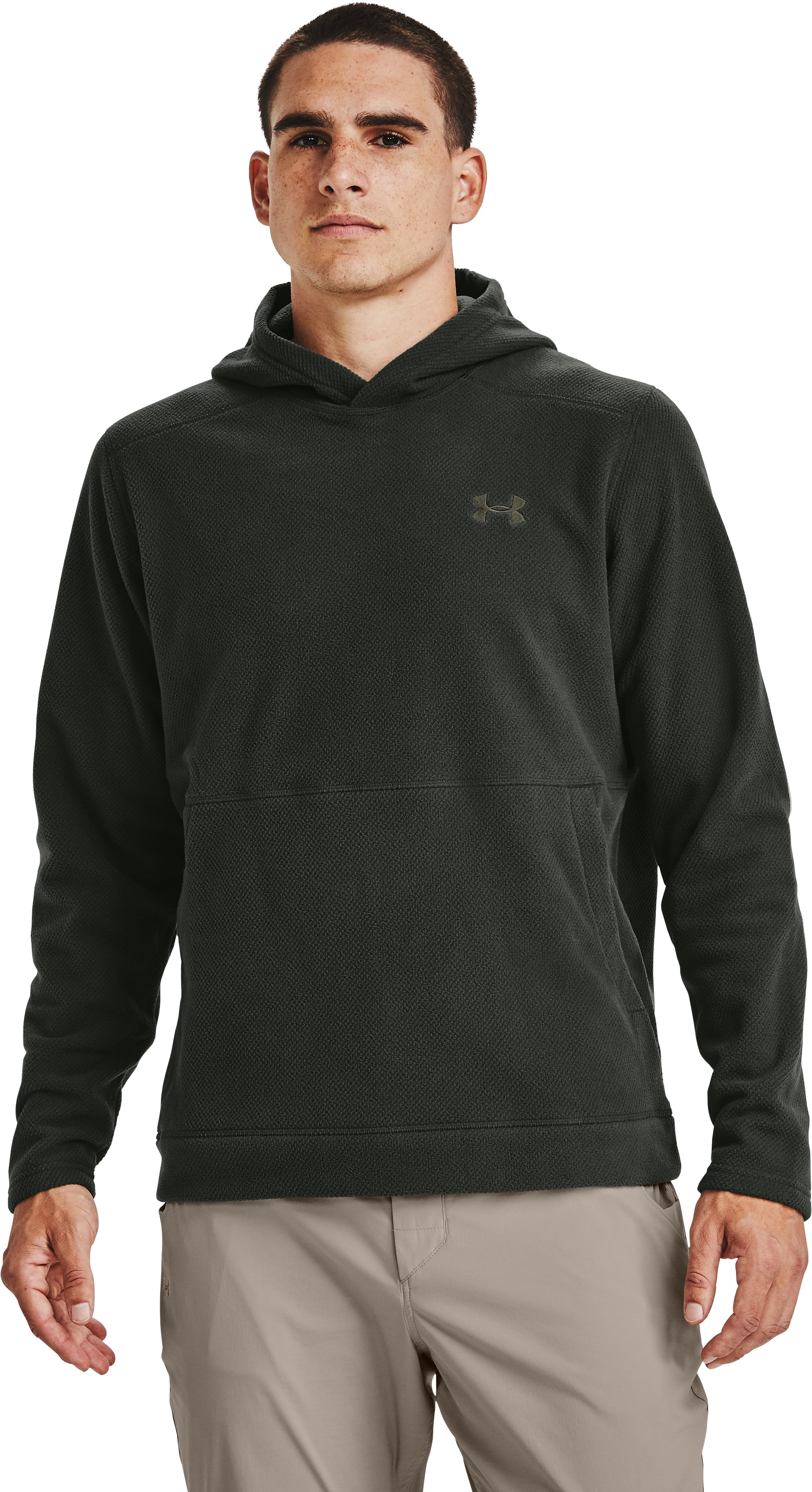 Men's UA OffGrid Fleece Hoodie, custom hoodie or sweatshirt with logo imprint 2