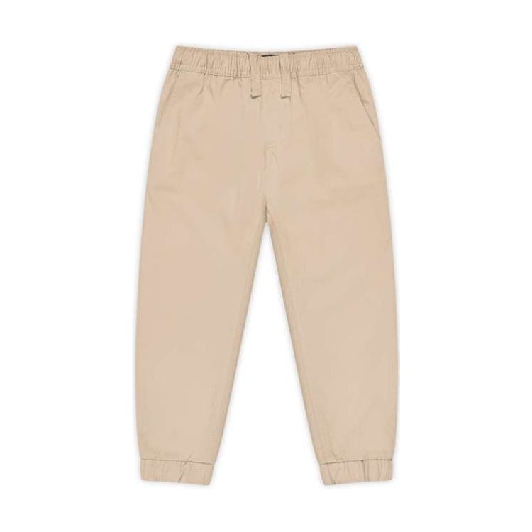 Unisex Twill Jogger Pants - Size 7 Khaki 2