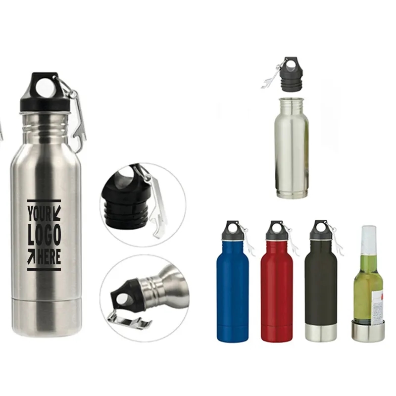 12oz Stainless Steel Beer Bottle Holder Insulator With Opene 2