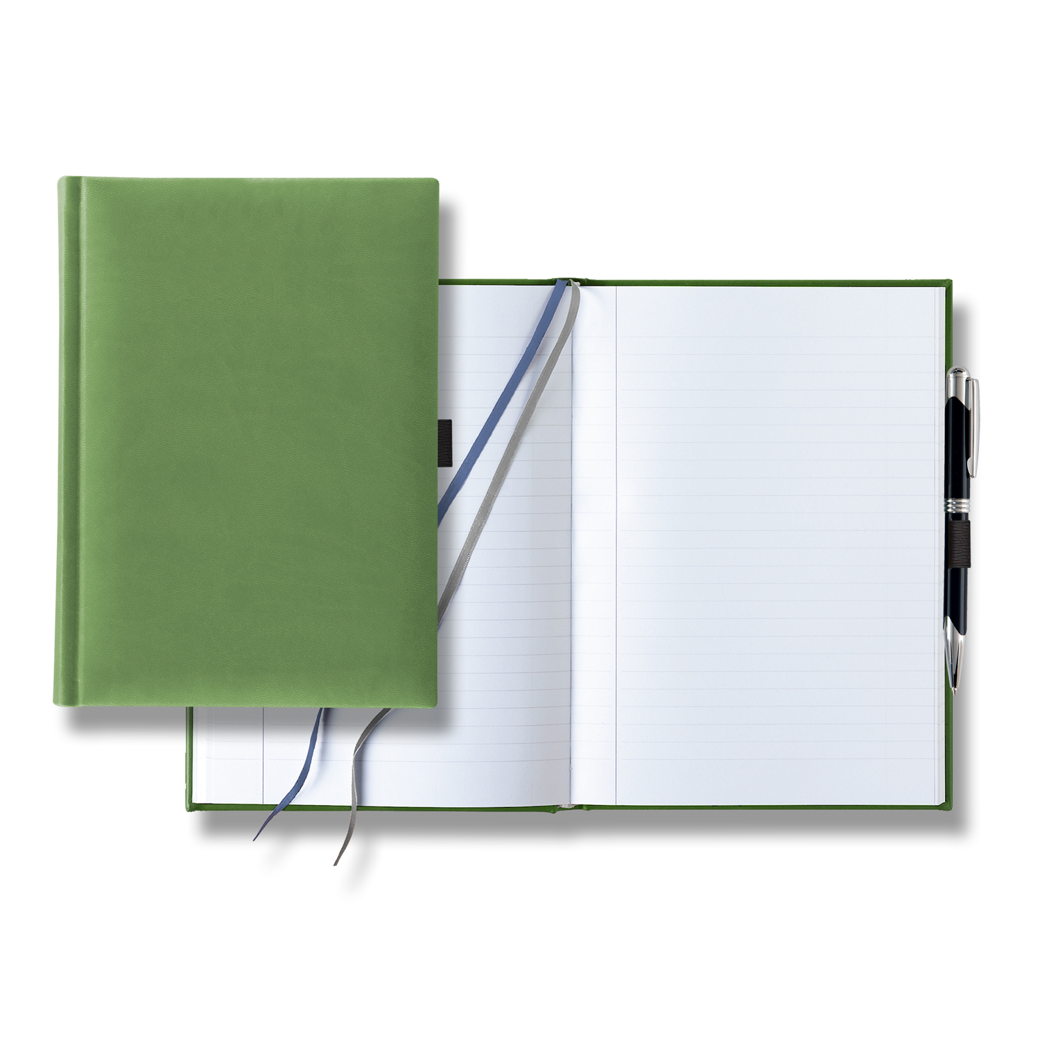 Castelli Tucson  Grande Lined White Page Journal with Pen & Loop 9