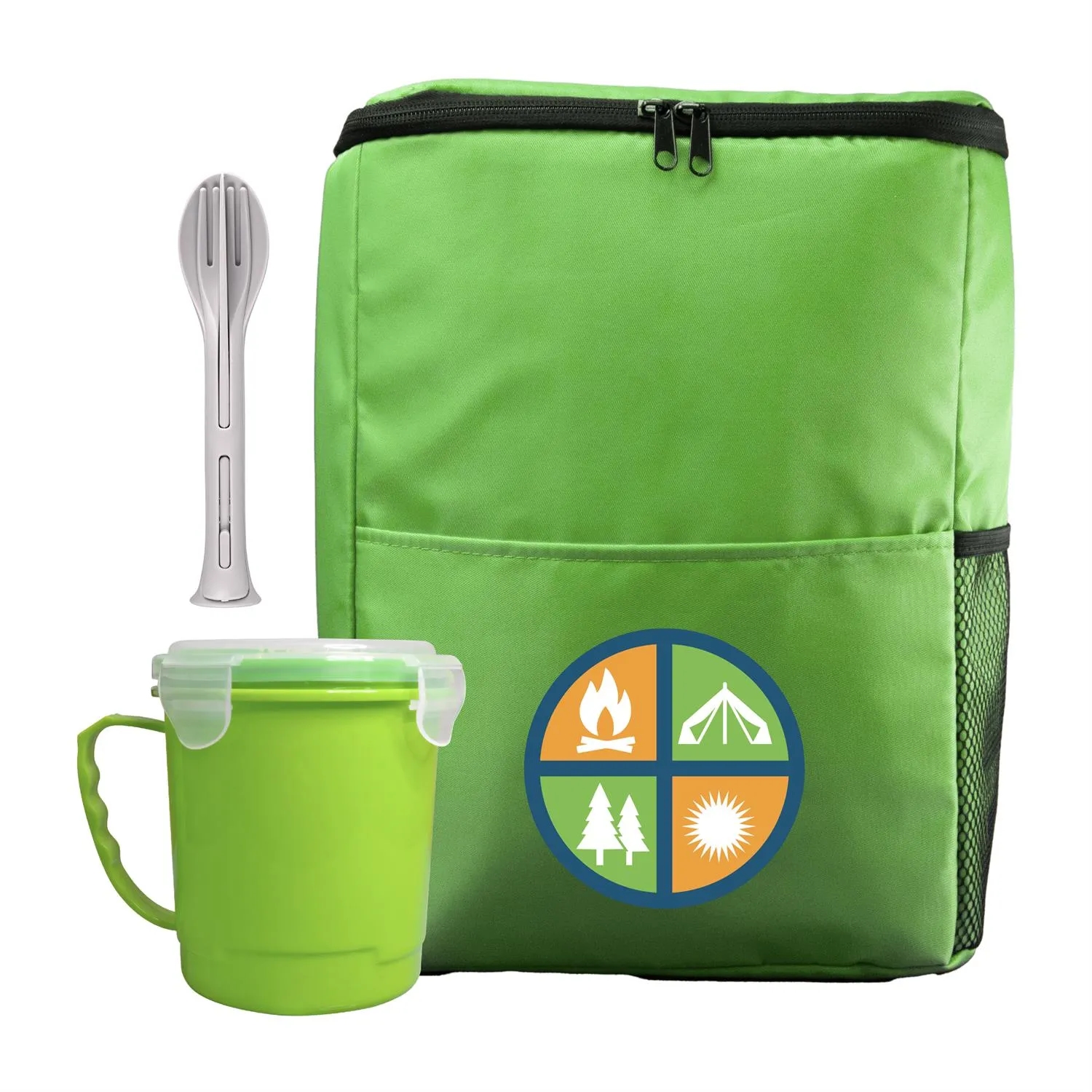 Sporty Recycled Soup & Utensil Set 3