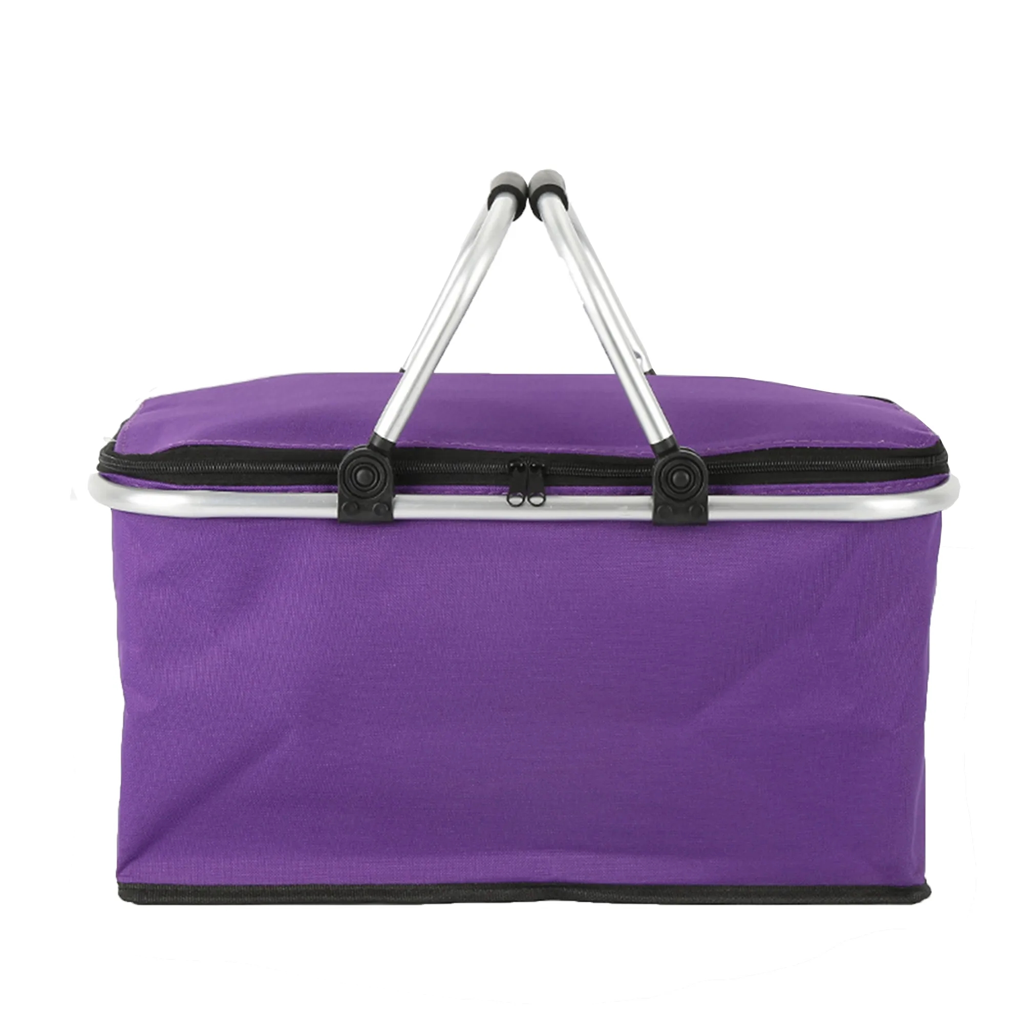 Foldable Picnic Basket With Lid 3
