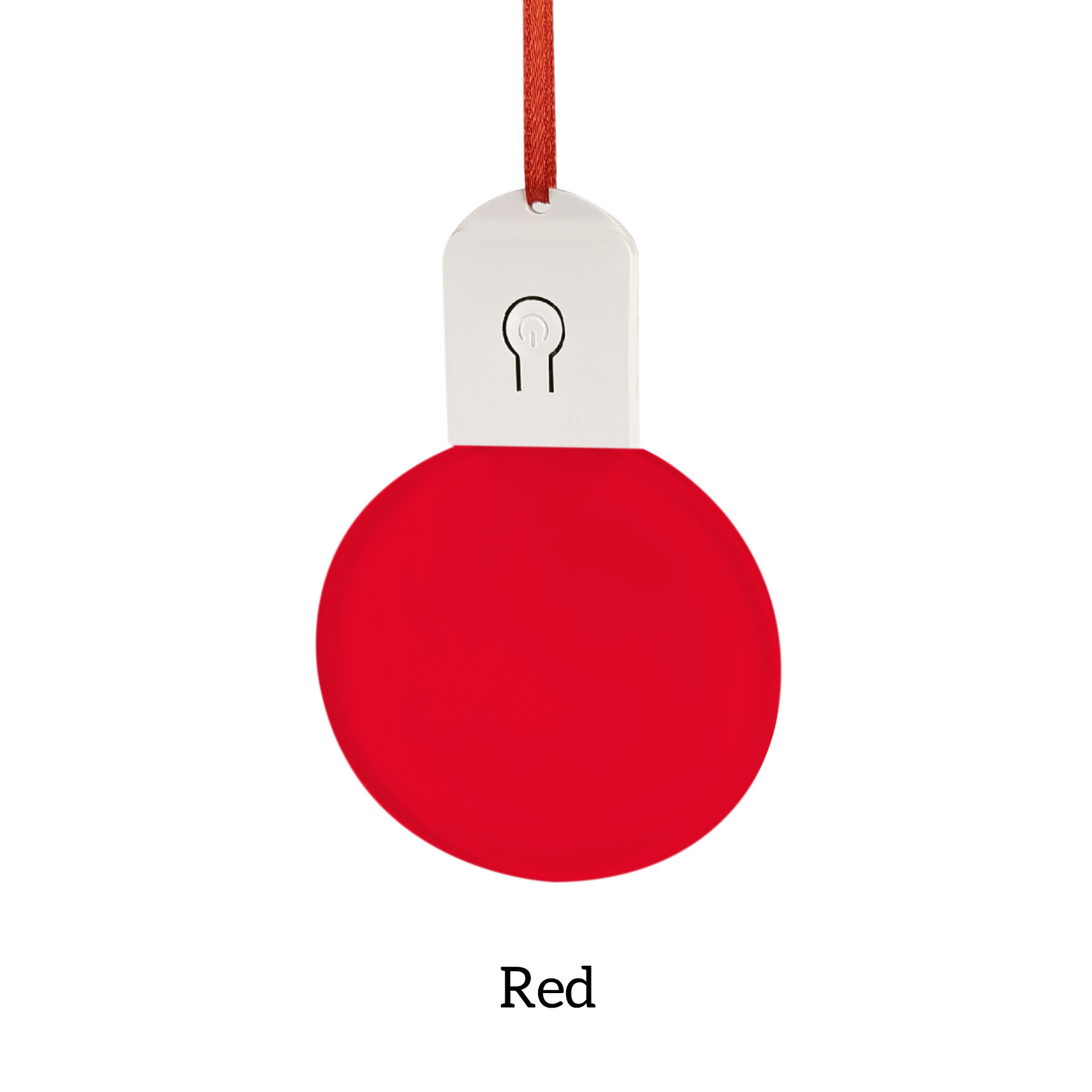 Free Shipping Full Color Christmas Illuminated Acrylic Round Ornament 53