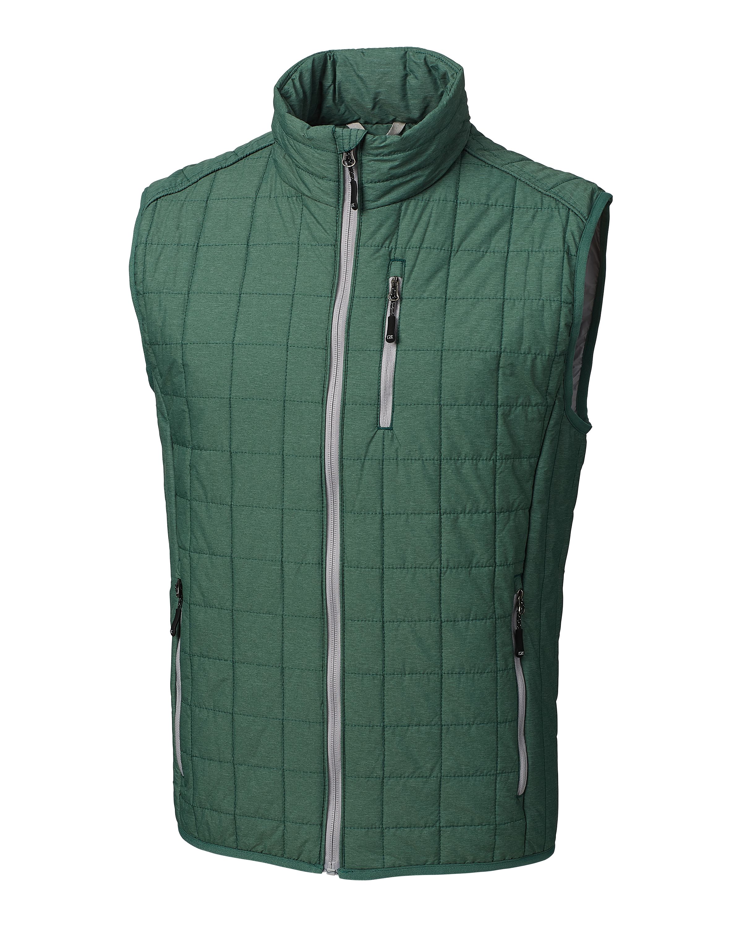 Cutter & Buck Rainier Recycled Insulated Puffer Mens Full Zip Vest 79