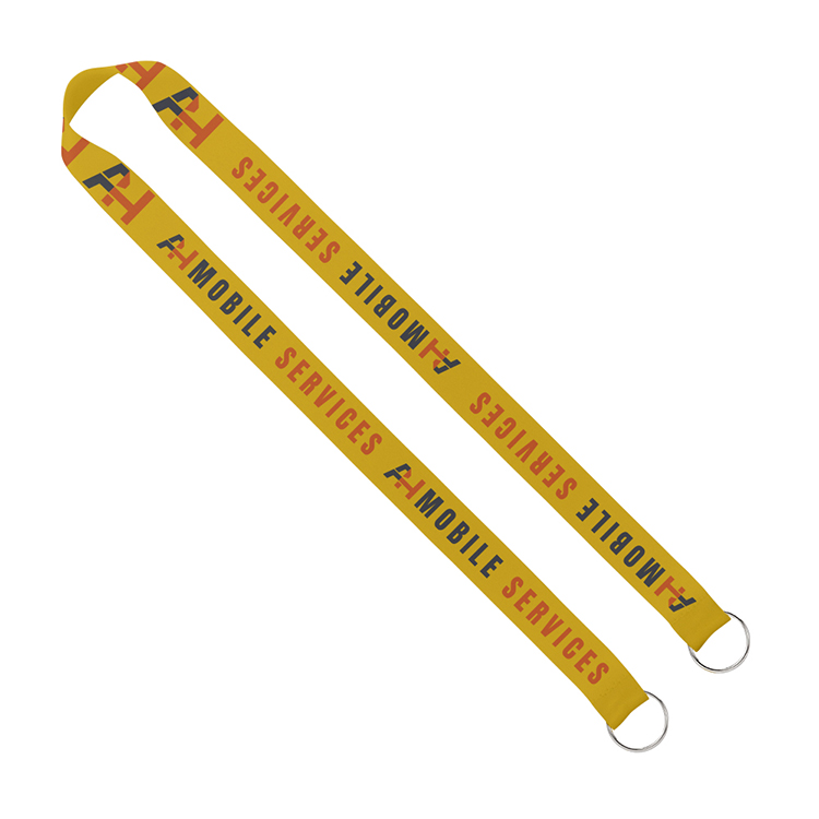 1" Sublimated Dual-Sided Lanyard with Double Clips 8