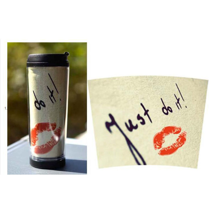 500ML Double Wall Stainless Steel Paper Insulated Thermal Bottle 2