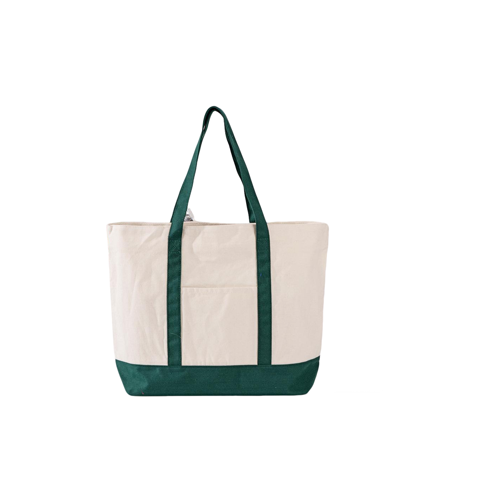 12oz Cotton Canvas Tote With Front Open Pocket 4