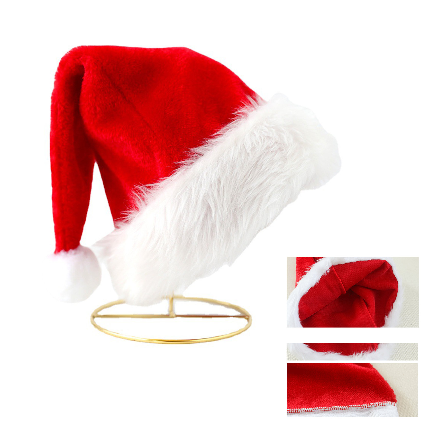 Plush Christmas Santa Hat 2