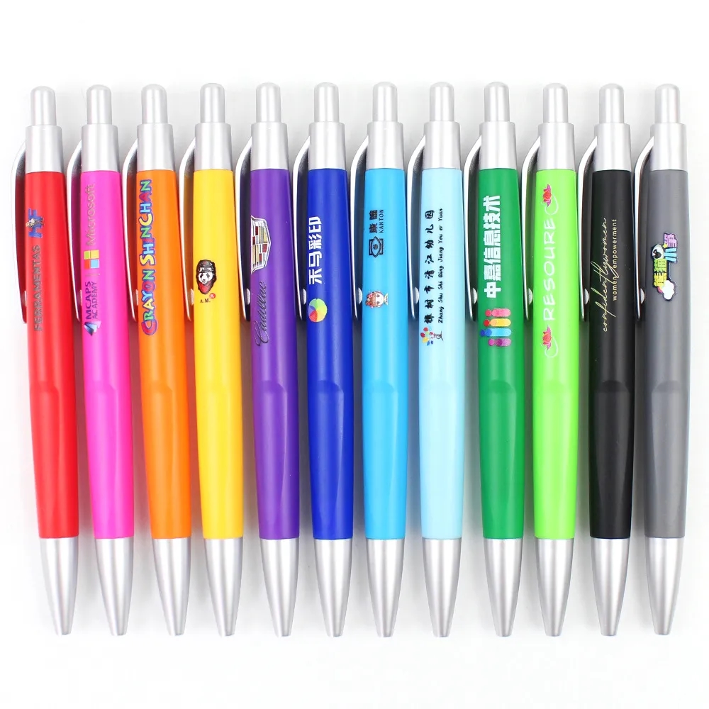 Personalized Click Action Plastic Pens 9