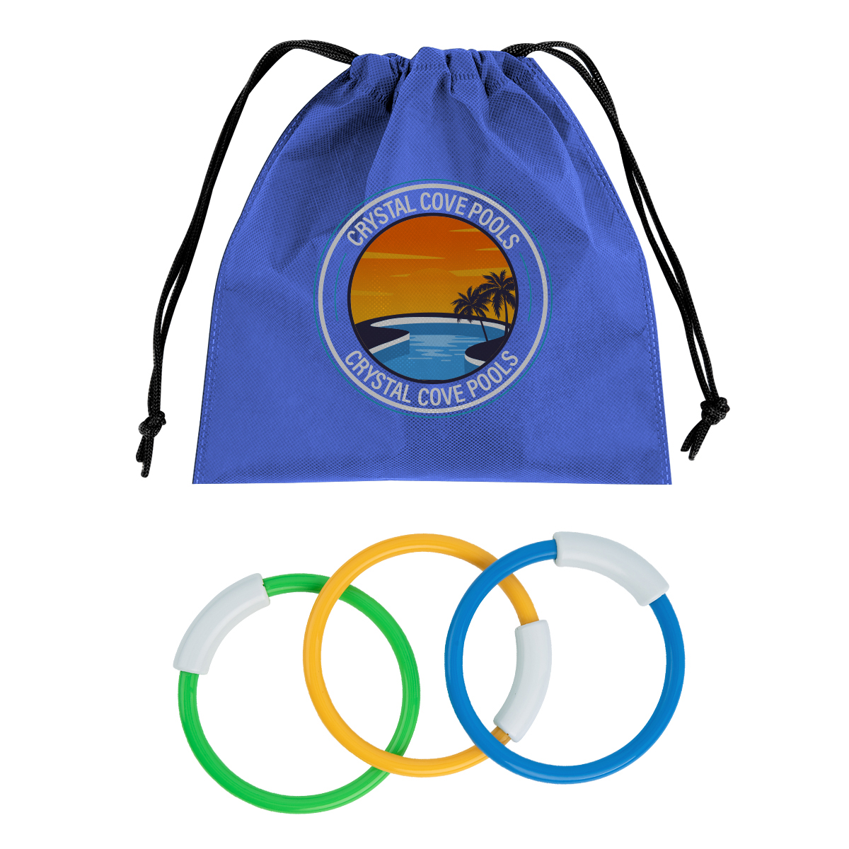 Hide & Go Swim rPET Diving Rings 2