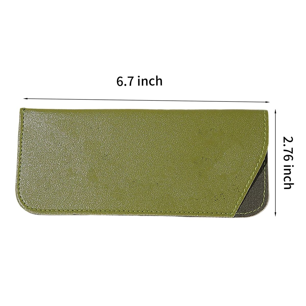 Stylish PU Leather Glasses Case with Secure Structure 16