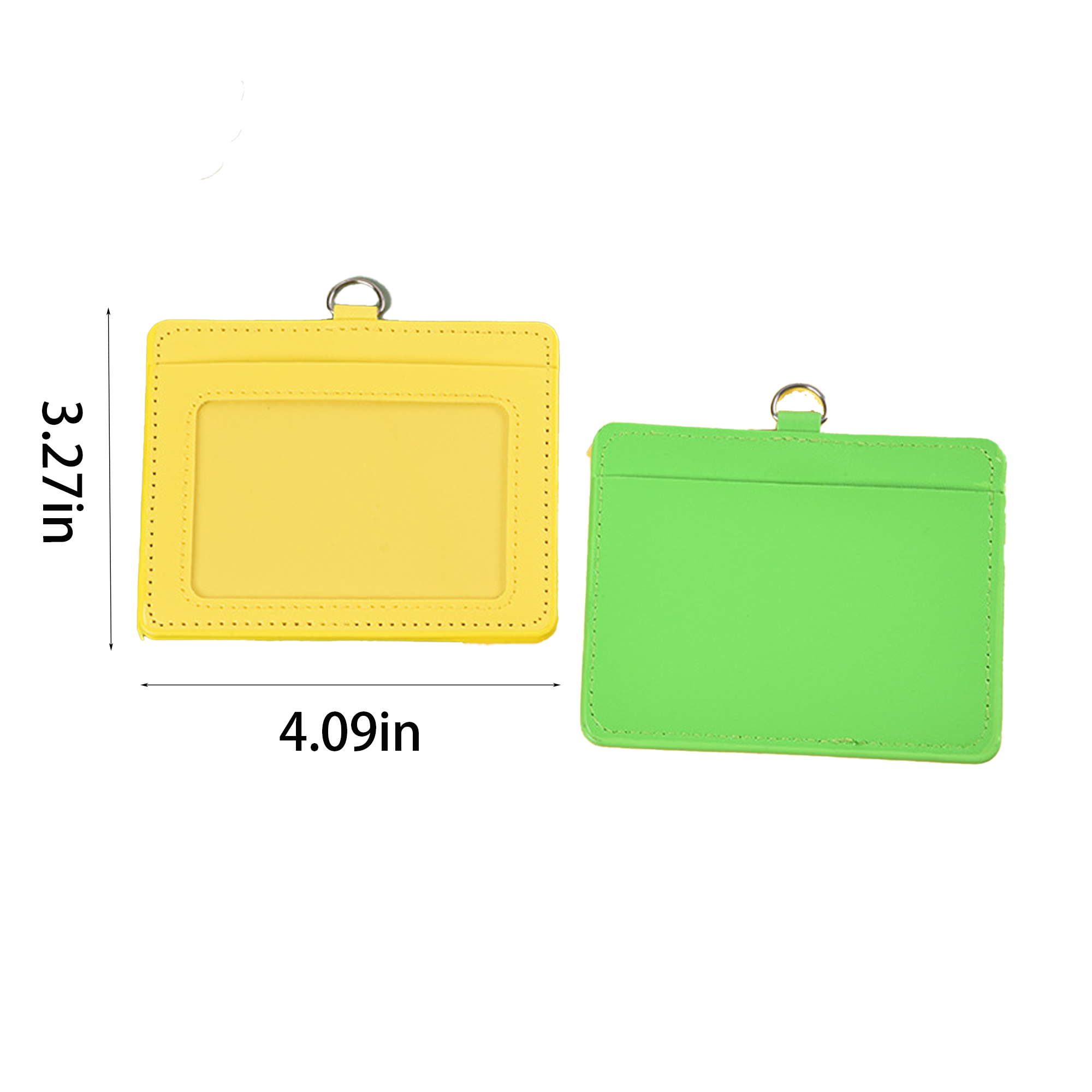 Durable PU Leather ID Badge Holder Wholesale Clearance 2