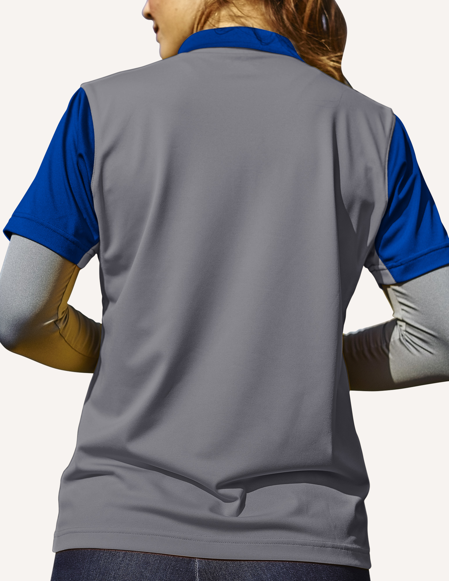 Ladies Corvette Recharged Hybrid Interlock Color Block Polo Shirt 3