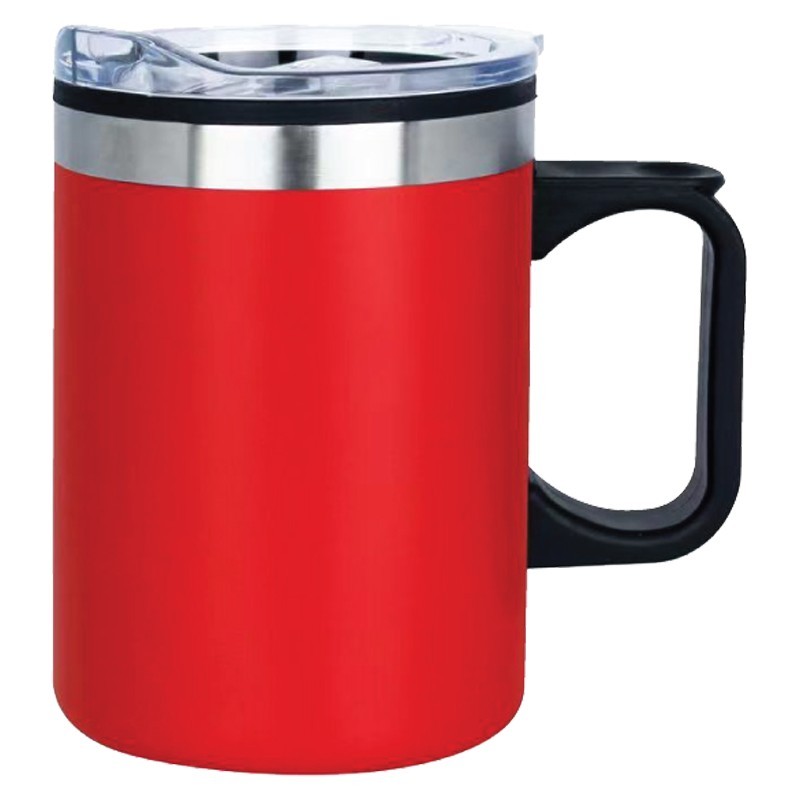 14 Oz. Double Walled Stainless Steel Vacuum Camper Mug 5